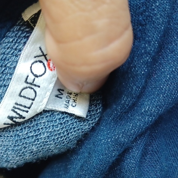 Wildfox Ombre Tie dye Hoodie Sweatshirt Blue Pink Purple Green - Picture 6 of 8